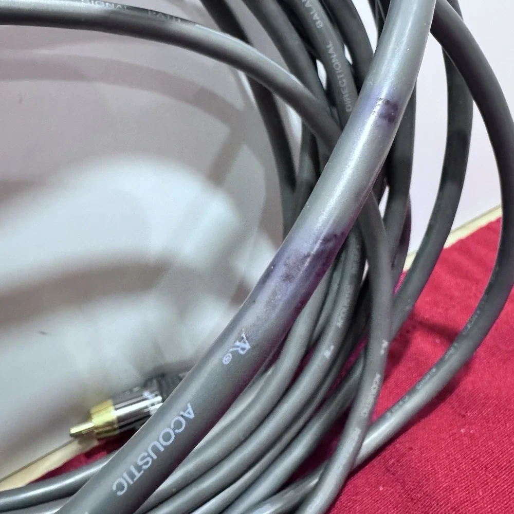 AR Acoustic Research Pro Series Directional Balanced Audio Cable 25 Ft. Gold Pla